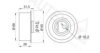 AUTEX 651577 Tensioner Pulley, timing belt